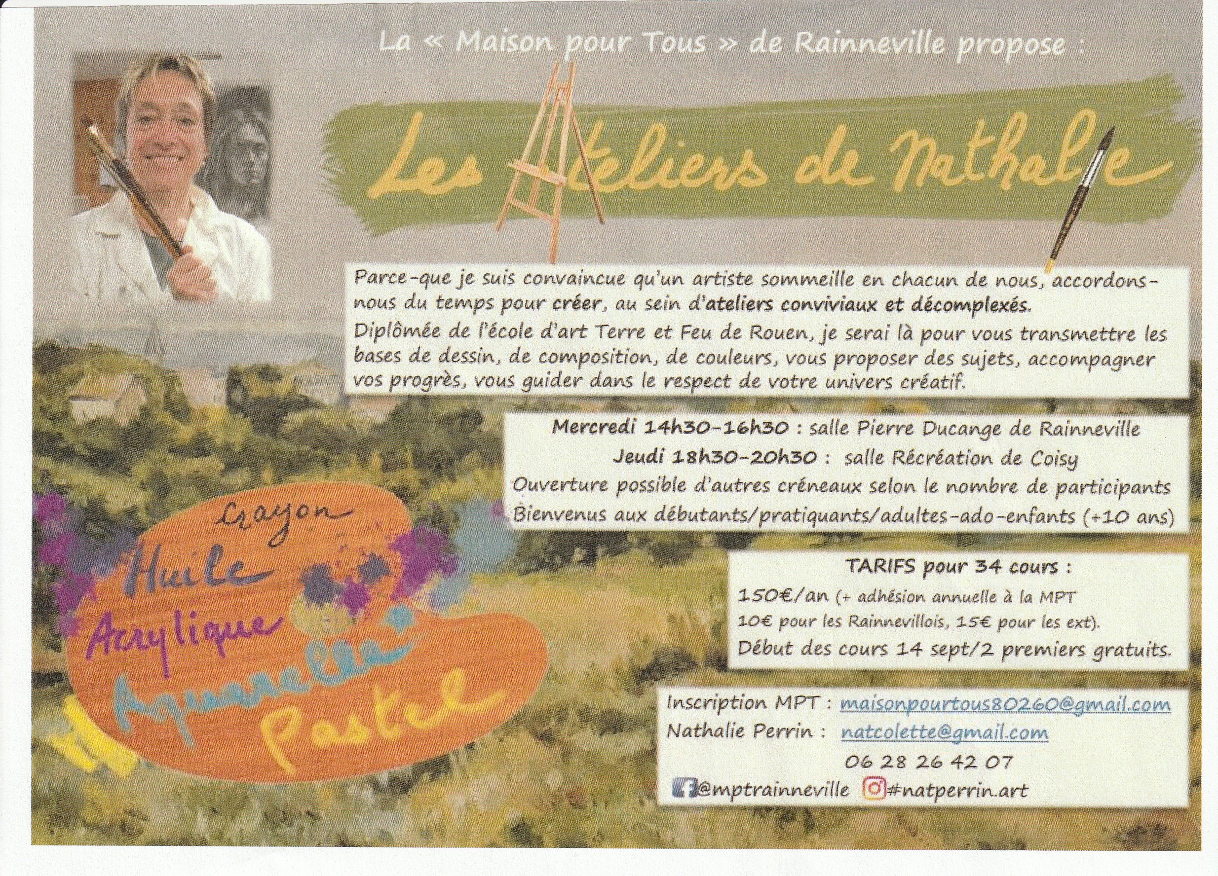 You are currently viewing LES ATELIERS DE NATHALIE