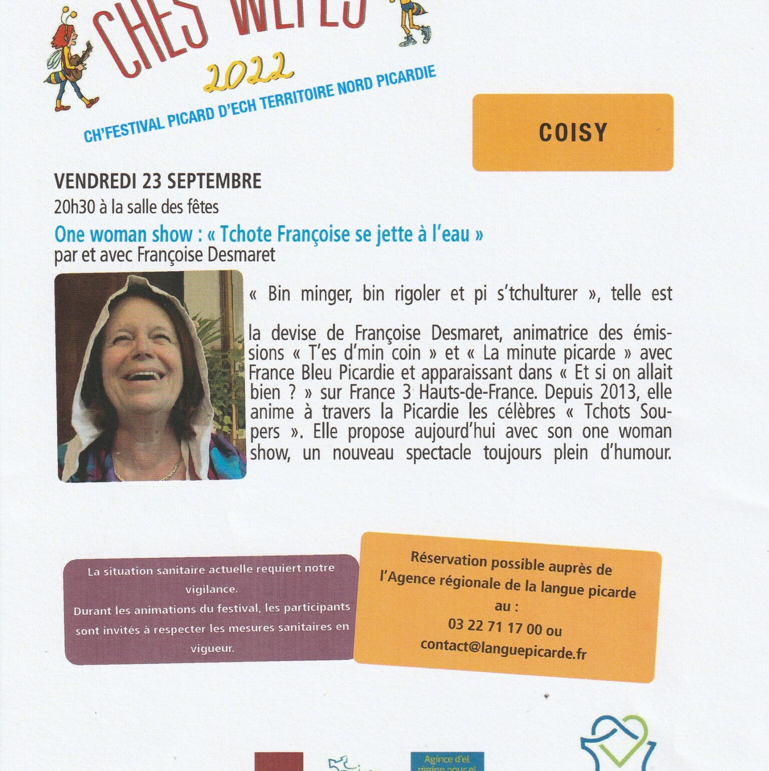 CHES WEPES – FESTIVAL PICARD – COISY 23 SEPTEMBRE 2022 A 20H30