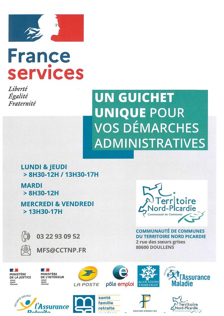 You are currently viewing OUVERTURE D’UNE MAISON FRANCE SERVICES A DOULLENS