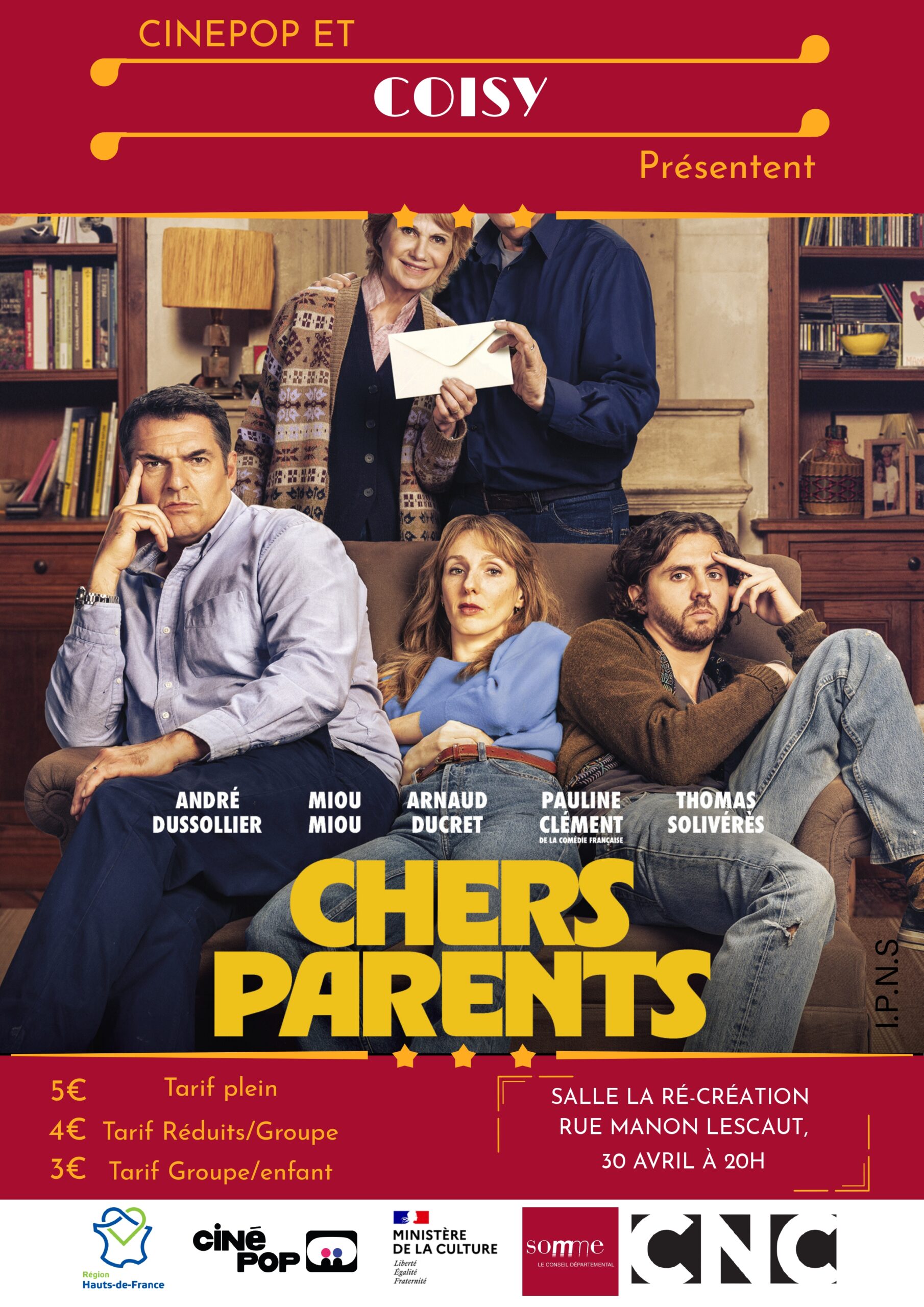 You are currently viewing CINEMA COISY LE JEUDI 30 AVRIL A 20H